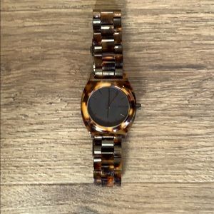 Nixon Timeteller Acetate Tortoise Shell watch 44mm